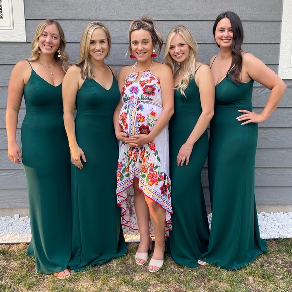 Dresses & Skirts - Spaghetti Strap Stretch Gown